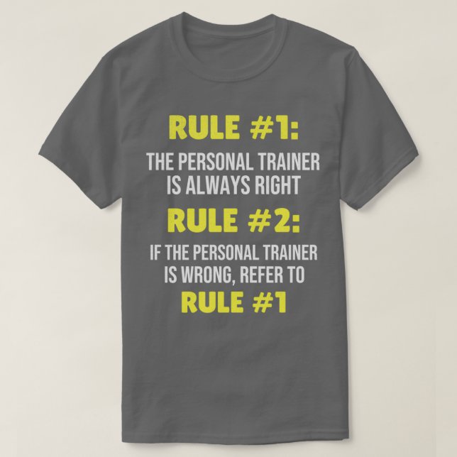 Personal Trainer Gift Fitness Trainer Gym Coach ( T Shirt (Design framsida)