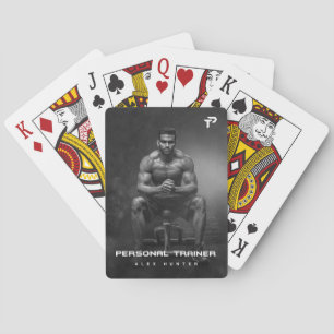 Personal Trainer Gym Fitness Personlig (2 SIDE) Casinokort