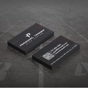Personal Trainer Gym Fitness Personlig (2 SIDE) Visitkort