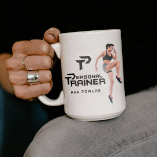 Personal Trainer Gym Fitness Personlig Kaffemugg