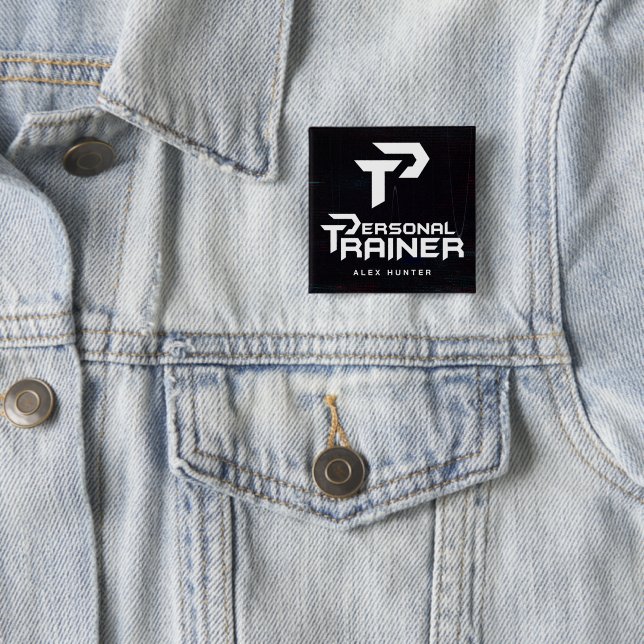 Personal Trainer Gym Fitness Personlig Knapp (In Situ)