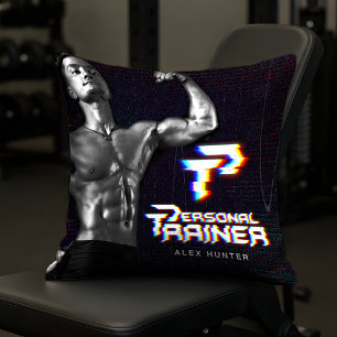 Personal Trainer Gym Fitness Personlig Kudde