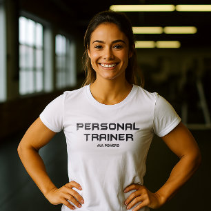 Personal Trainer Gym Fitness Personlig T Shirt