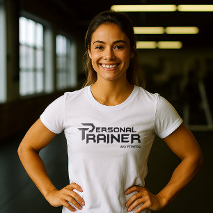 Personal Trainer Gym Fitness Personlig T Shirt