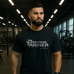 Personal Trainer Gym Fitness Personlig T Shirt