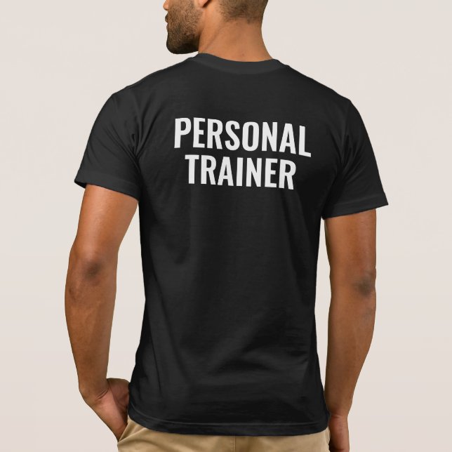Personal Trainer Manar Bella+Canvas Kortärmad T Shirt (Baksida)