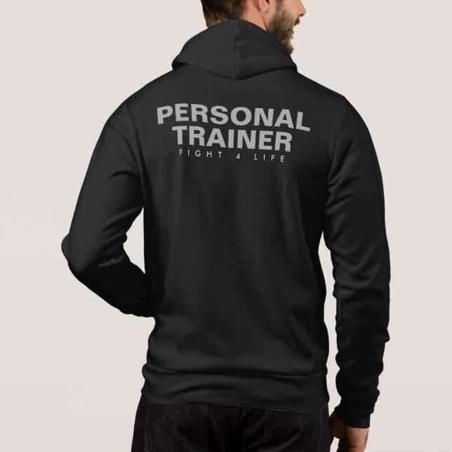 Personal Trainer Sweatshirt T Shirt (Baksida)