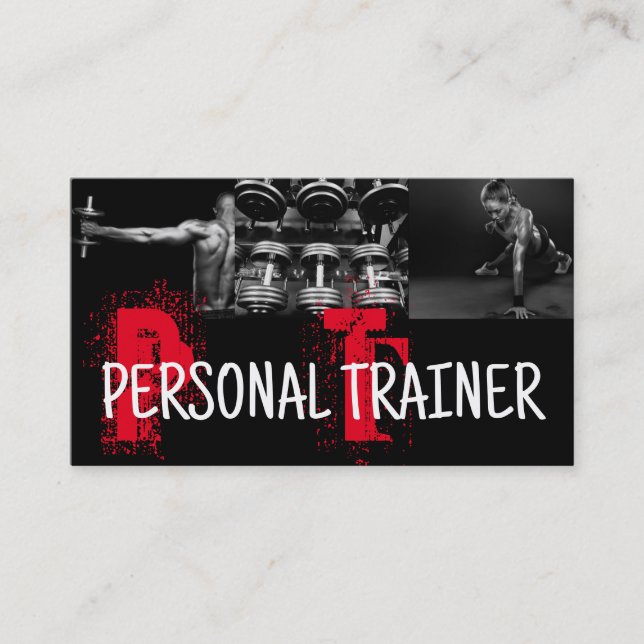  Personal Trainer  Visitkort (Framsida)