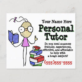 Personal Tutor.Tutoring.Study Help. Främjande Flygblad