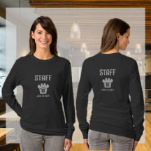 Personal Uniform Bakery Design Black