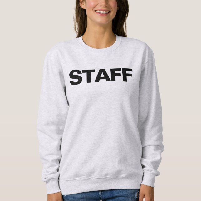 Personal vid Sweatshirts för grundläggande Ash Grå T Shirt (Framsida)