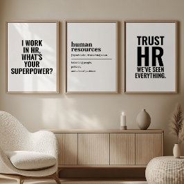 Personalavdelningen HR-kontor Dekoration