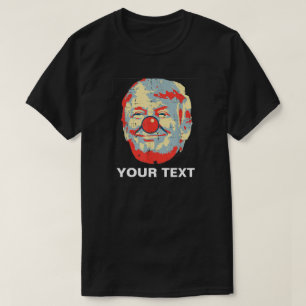 Personaled Donald Trump Clown Ansikte Pop Art T Shirt