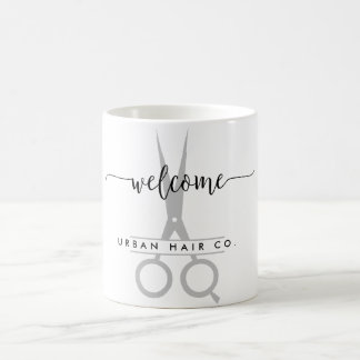 Personali Hair Salon Välkommen till Sissors Logoty Kaffemugg