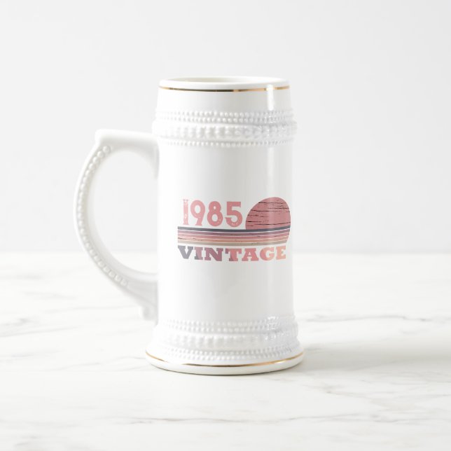 Personaliazed 40 vintagar party sejdel (Vänster)