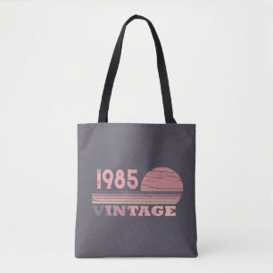 Personaliazed 40 vintagar party tygkasse
