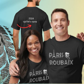  Personalice Facil Paris Roubaix Bikes T Shirt
