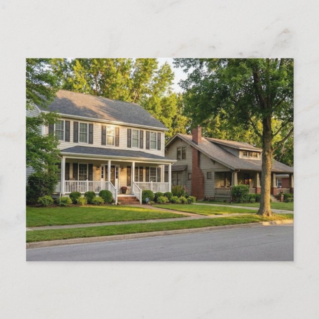 Personalise New Home Announcement Postcard Vykort (Framsida)