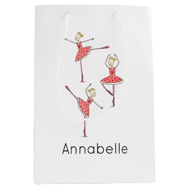 Personalised Ballerina Ballet Dancer (Framsidan)