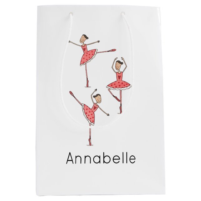 Personalised Ballerina Ballet Dancer (Framsidan)
