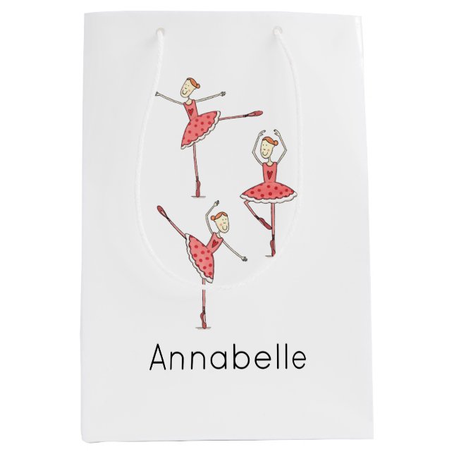 Personalised Ballerina Ballet Dancer (Framsidan)