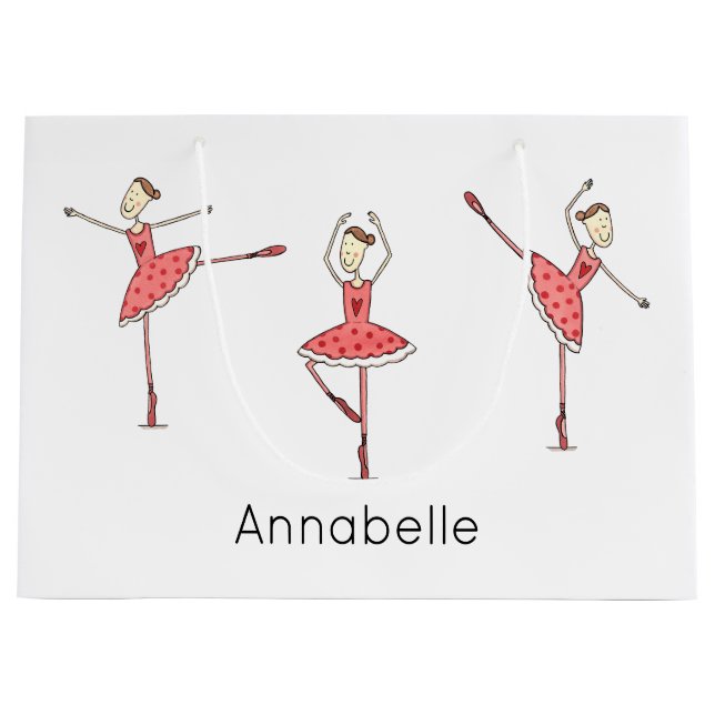 Personalised Ballerina Ballet Dancer (Framsidan)