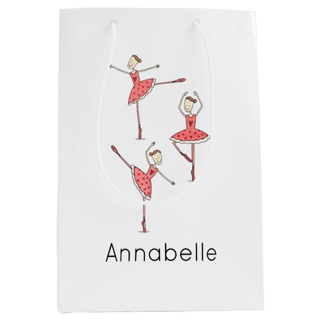 Personalised Ballerina Ballet Dancer (Framsidan)