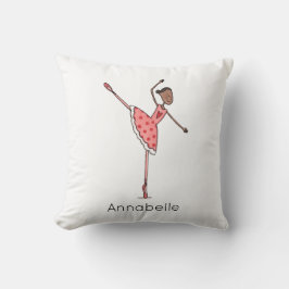 Personalised Ballerina Ballet Dancer Kudde