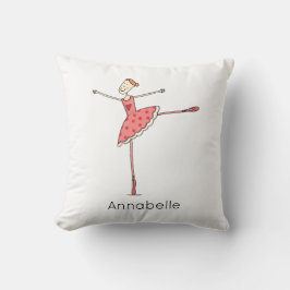 Personalised Ballerina Ballet Dancer Kudde