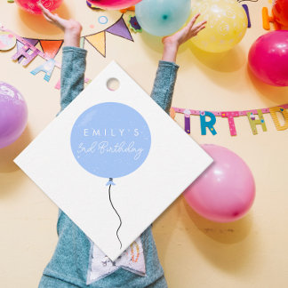 Personalised Balloon Party birthday christening  Gåvor Etiketter