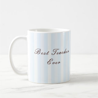 Personalised Best Teacher Ever Mug Kaffemugg