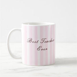 Personalised Best Teacher Ever Mug Kaffemugg