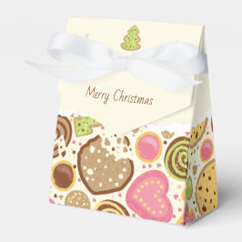 Personalised Christmas Gingerbread Favour Box Presentaskar