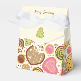 Personalised Christmas Gingerbread Favour Box Presentaskar