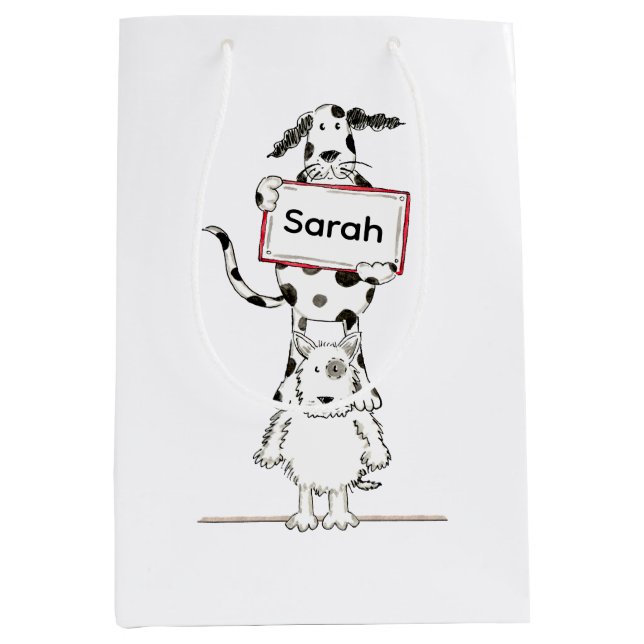 Personalised Cute Dog Acrobat  (Framsidan)