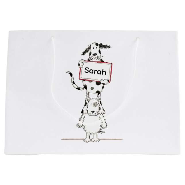 Personalised Cute Dog Acrobat  (Framsidan)