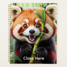 Personalised Cute Kawaii style Red Panda 