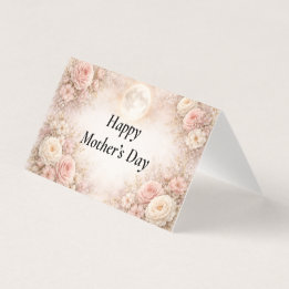 Personalised Floral Mother's Day Editable Card Kort
