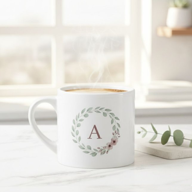 Personalised Initial Mug – Custom Letter Coffee  Espressomugg (Skapare uppladdad)