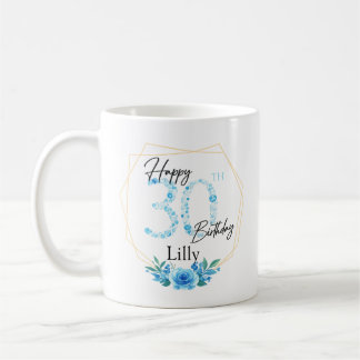 Personalised Mug Birthday Gift for Her With name  Kaffemugg