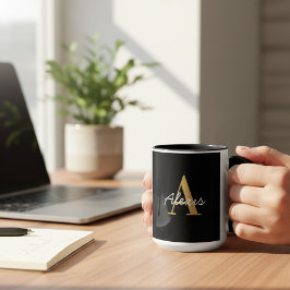 Personalised Mug | Initial and Name Mug | Custom  Mugg