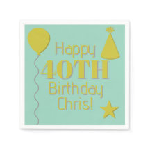 personalised napkins