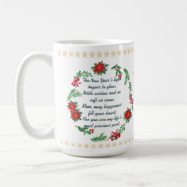 personalised New Year Mug for Mom – Double Message Kaffemugg