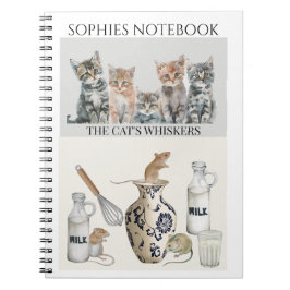Personalised Notebook - Kittens Anteckningsbok