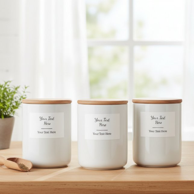 Personalised Organisation Labels, Design Your Own Mat Etiketter (Skapare uppladdad)