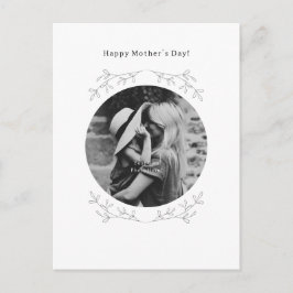 Personalised Photo Happy Mother's Day Card. Vykort