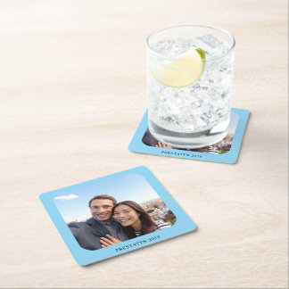 Personalised Photo Underlägg Papper Kvadrat