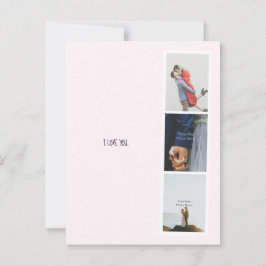 Personalised Photo Valentine's Day Love Card. Vykort