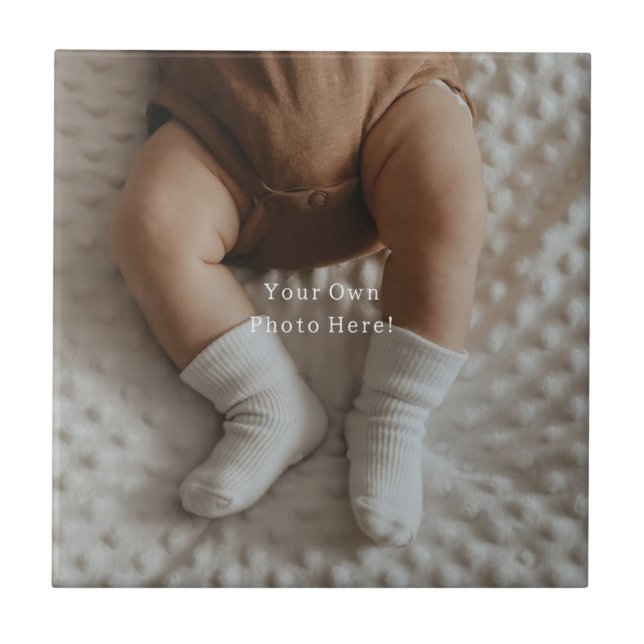 Personalised Photo Your Own Picture Ceramic Tile. Kakelplatta (Framsidan)