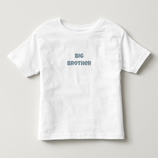 Personalised Pregnancy Announcement Big Brother. T Shirt (Framsida)